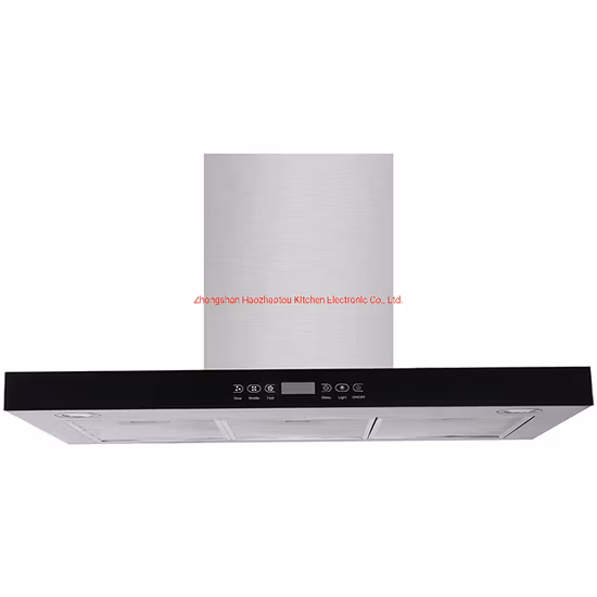 Eletrodomésticos China 90 cm Motor Preto Inoxidável Potência Estilo Exaustor em Forma de T de Alta Qualidade